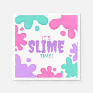 Guardanapo De Papel Aniversário de Slime