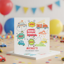 Aniversário de veículos felizes do quarto de hones