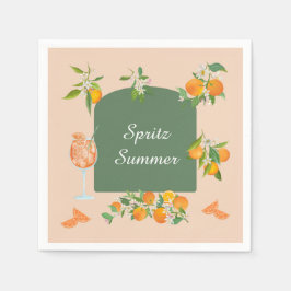 Guardanapo De Papel Aniversário de Verão Spritz