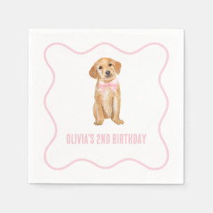 Guardanapo De Papel Aniversário de xadrez rosa pré-papoila