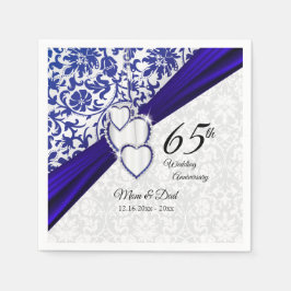 Guardanapo De Papel Aniversário do 45/65 Sapphire