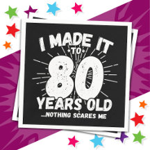 Aniversário do 80 Sarcástico de 80 anos