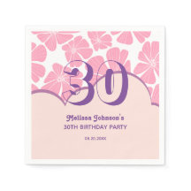 Aniversário do abstrato Retro Carnação Pink