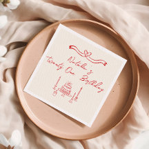 Aniversário do Arco de Bolo Desenhado por Vinte e