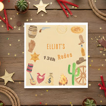 Aniversário do cowboy rodeio ocidental