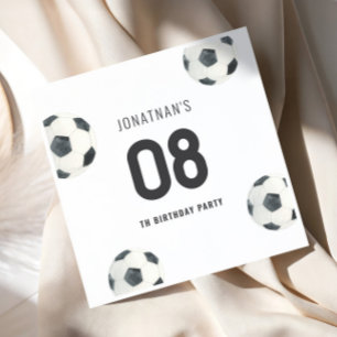 Guardanapo De Papel Aniversário do Jogo do Futebol Boy