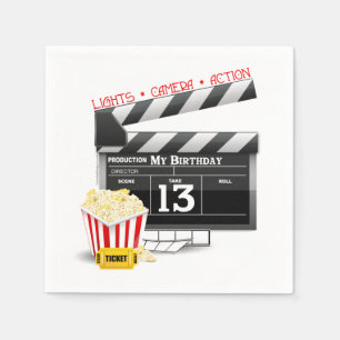 Guardanapo De Papel Aniversário do tema do filme 13o