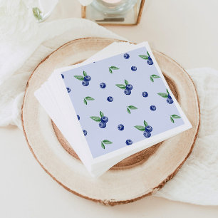 Guardanapo De Papel Aniversário doce de amoreira azul