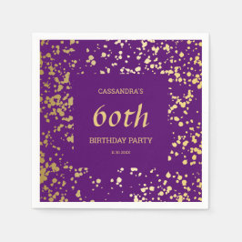 Guardanapo De Papel Aniversário Dourado do Egito Clássico Sprinkles Ro