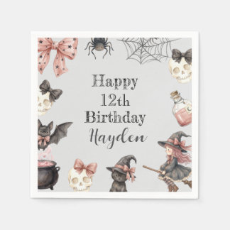 Guardanapo De Papel Aniversário Mágico de Halloween