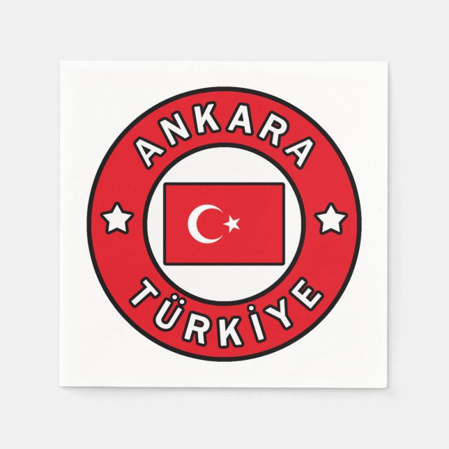 Guardanapo De Papel Ankara Türkiye (Frente)