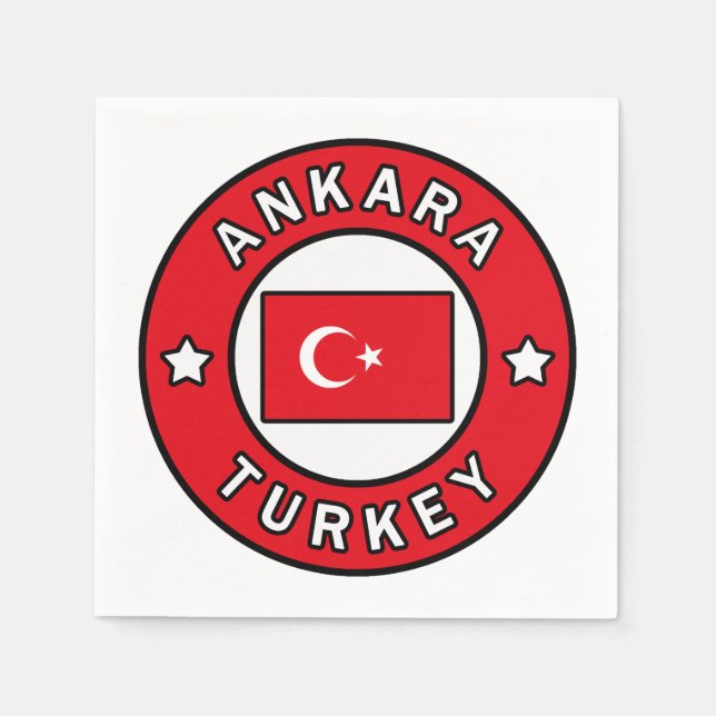 Guardanapo De Papel Ankara Turquia (Frente)