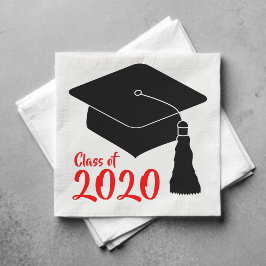 Guardanapo De Papel Ano da Classe Vermelha das Cores Escolares