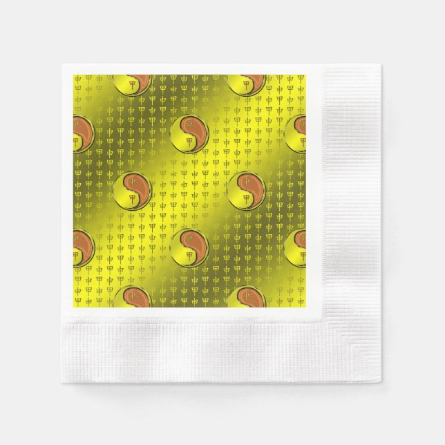 Guardanapo De Papel Ano do Macaco da Madeira (Frente)