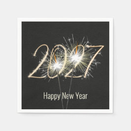 Guardanapo De Papel Ano Novo 2026 Partidários Napkins