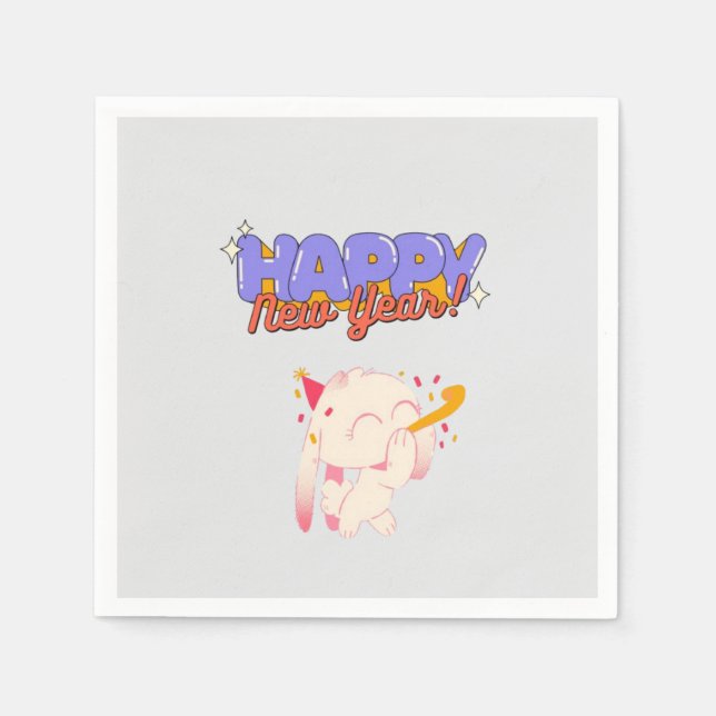 Guardanapo De Papel "Ano Novo, Víblias Novas" (Frente)