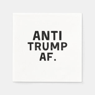Guardanapo De Papel Anti Trump AF Democracia Americana