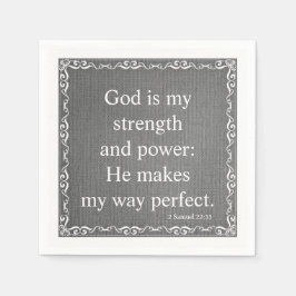 Guardanapo De Papel Antiga citação da Bíblia do Testamento - 2 Samuel 