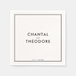 Guardanapo De Papel Antigo Dinheiro | Silencioso | casamento