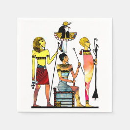 Guardanapo De Papel Antigo Egito Faraó Lavish Ormamentation