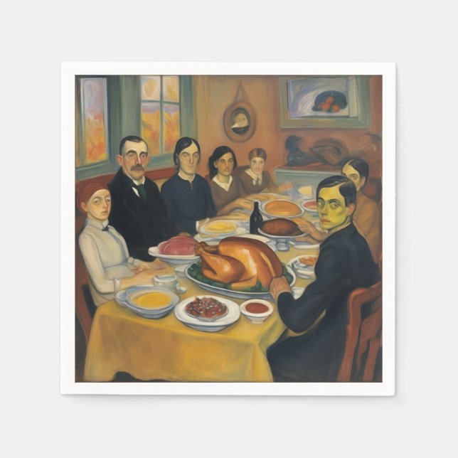 Guardanapo De Papel Antigo nórdico (Frente)