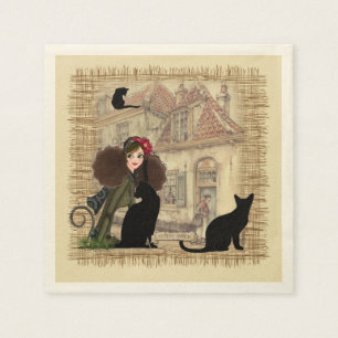 Guardanapo De Papel Anton Pieck - Casas Holandesas