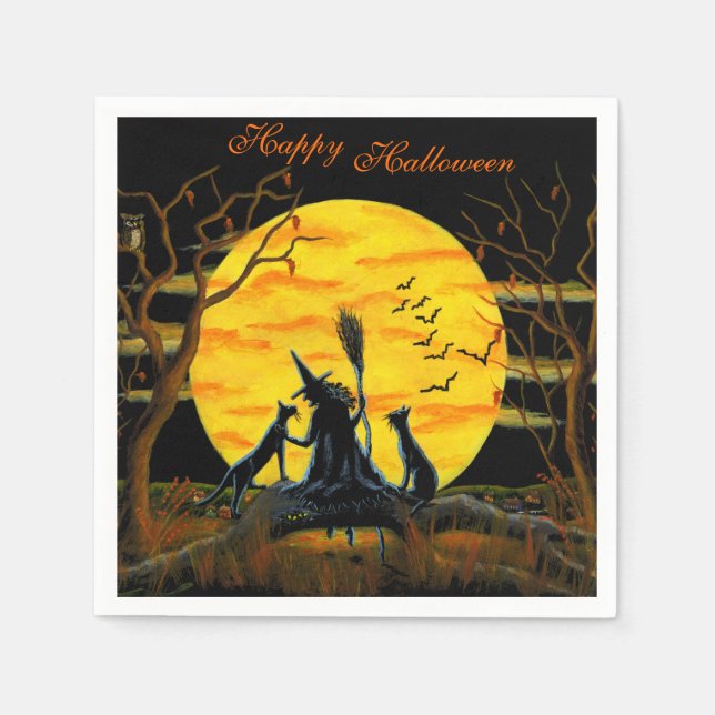 Guardanapo De Papel Antopos de Halloween "Patience,Halloween Nears" (Frente)