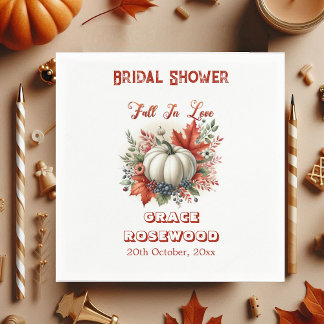 Guardanapo De Papel Apaixonar-Se, Chá de panela Russo Da Pumpkin