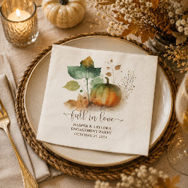 Guardanapo De Papel Apaixonar-Se Pumpkin Elegante Russo