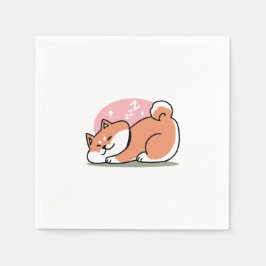 Guardanapo De Papel Apenas um Shiba Mente Baixo: Design de Shiba Inu C