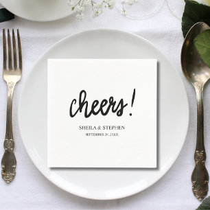 Guardanapo De Papel Aplausos Elegantes Casamento Personalizado