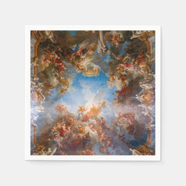 Guardanapo De Papel Apoteose de Hércules no Chateau de Versailles (Frente)
