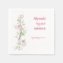Guardanapo De Papel Apple Blossom Chás de Noiva Personalizados
