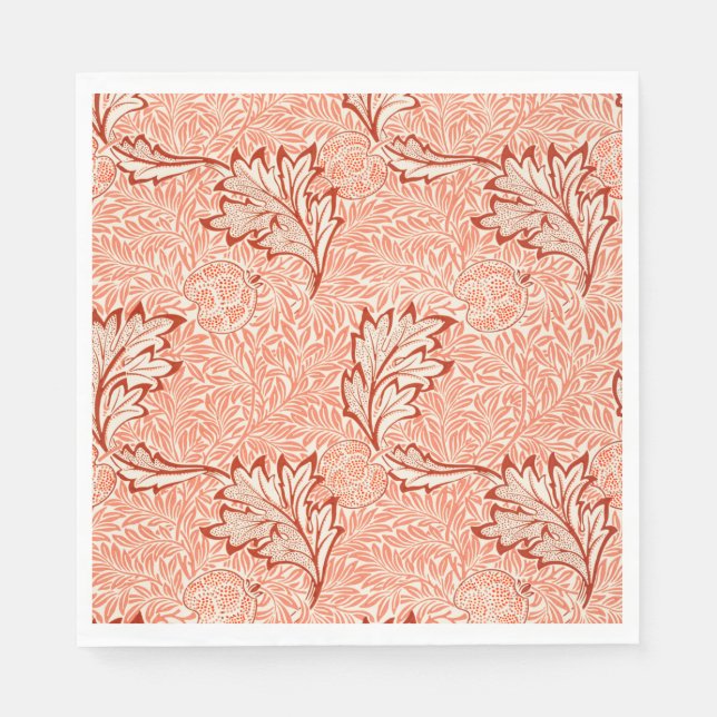 Guardanapo De Papel Apple Pattern (por William Morris) (Frente)