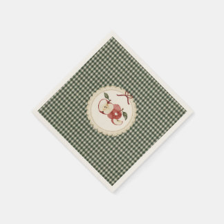 Guardanapo De Papel Appley Ever After gingham vintage