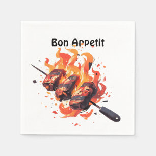 Guardanapo De Papel 🔥 "Apreciação do Mestre Grill" - Apetit Boneco Na
