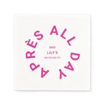 Après All Day Hot Pink Despedida de Solteira Festa