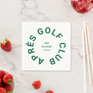 Guardanapo De Papel Après Golf Club Forest Golfers Sociais