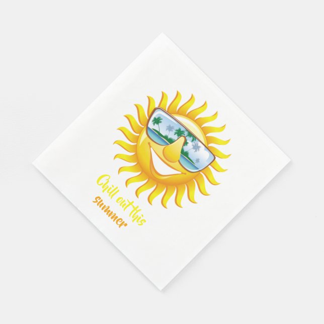 Guardanapo De Papel Aproveite o Verão com Calma (Quina)