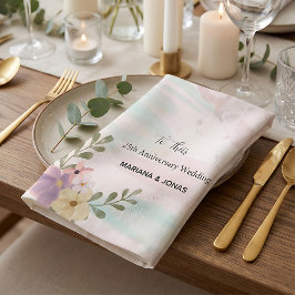 Guardanapo De Papel Aquarela boho suculenta vintage floral pastel
