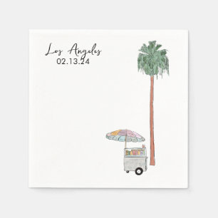 Guardanapo De Papel Aquarela de Los Angeles
