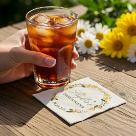 Guardanapo De Papel Aquarela Florestas de Flores Selvagens Chá de fral