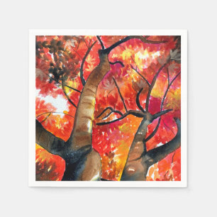 Guardanapo De Papel Aquarela japonesa - carpintaria