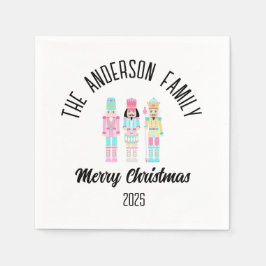 Guardanapo De Papel Aquebrador de Nozes de Natal Pastel Personalizado