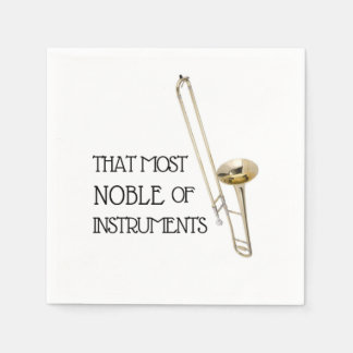Guardanapo De Papel Aquele mais nobre dos instrumentos - Trombone Napk