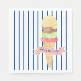 Guardanapo De Papel Aqui está o Livro Napkin