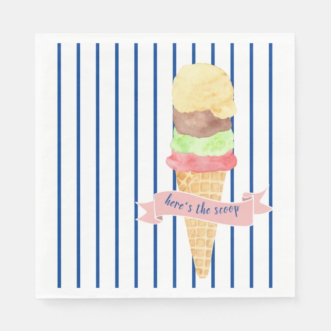 Guardanapo De Papel Aqui está o Livro Napkin (Frente)