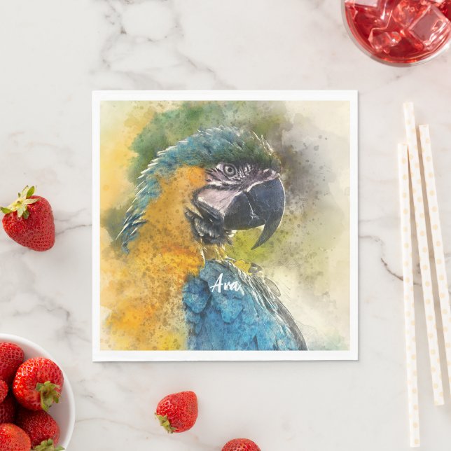 Guardanapo De Papel Ara ararauna (ara) (Insitu)