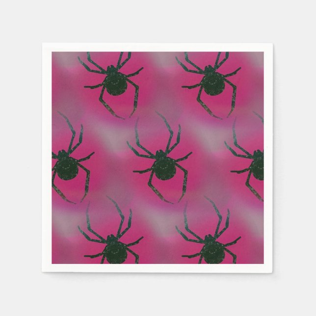Guardanapo De Papel Aranhas A Rosa (Frente)