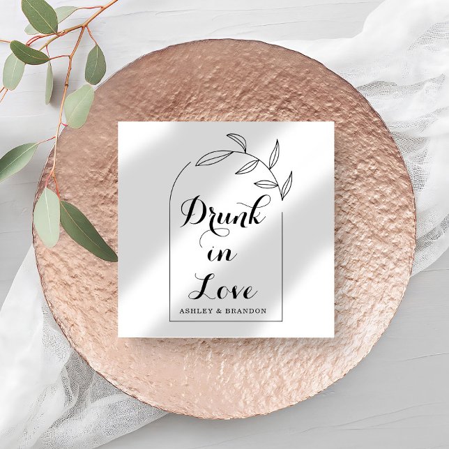 Guardanapo De Papel Arch Limpo Casamento Mínimo Napkins (Criador carregado)